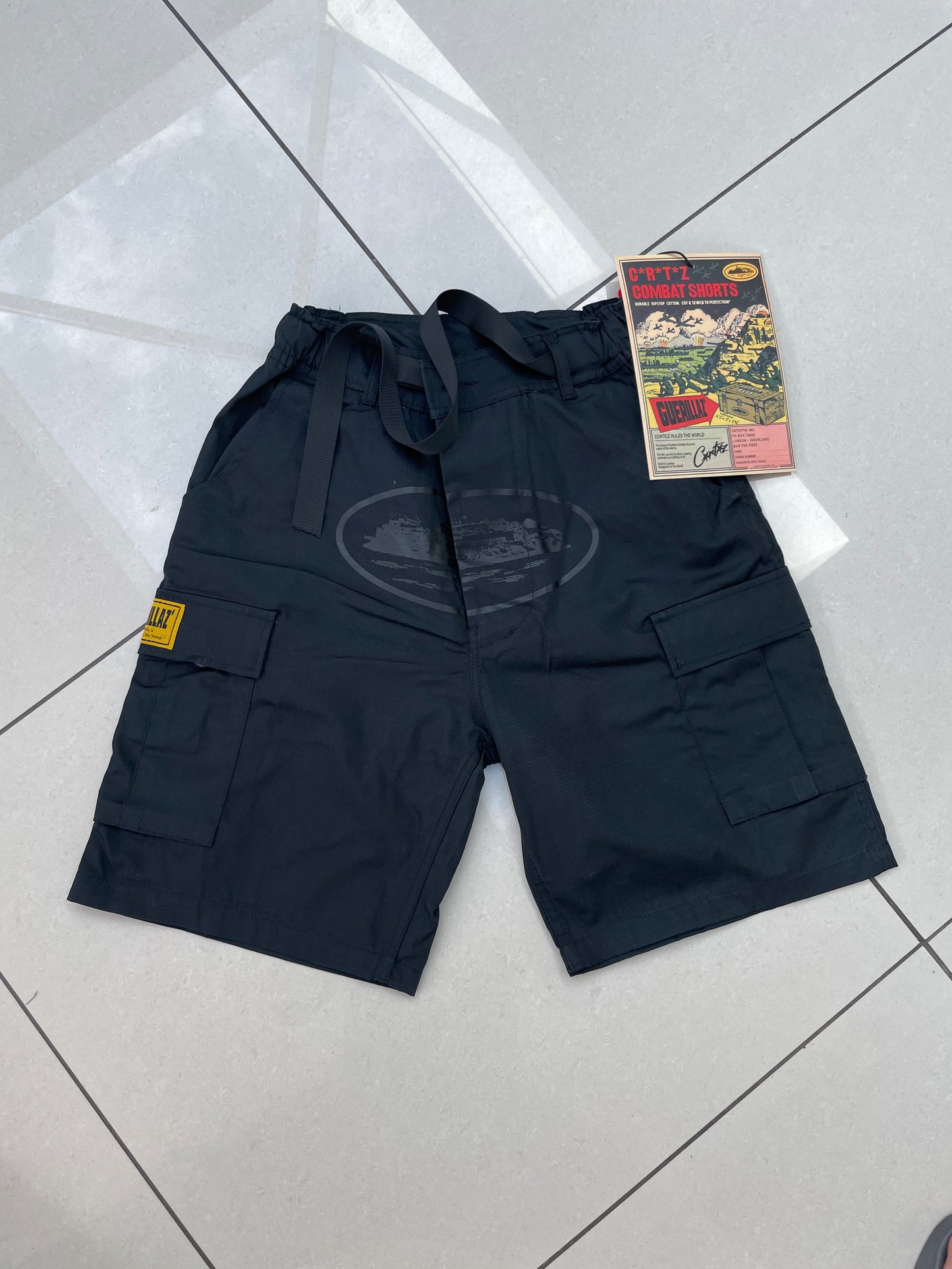 Cortiez Alcatraz Cargo Shorts - Triple Black