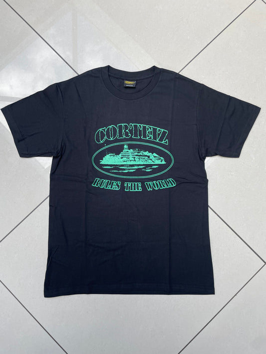 Cortiez Alcatraz T-shirt - Black & Green