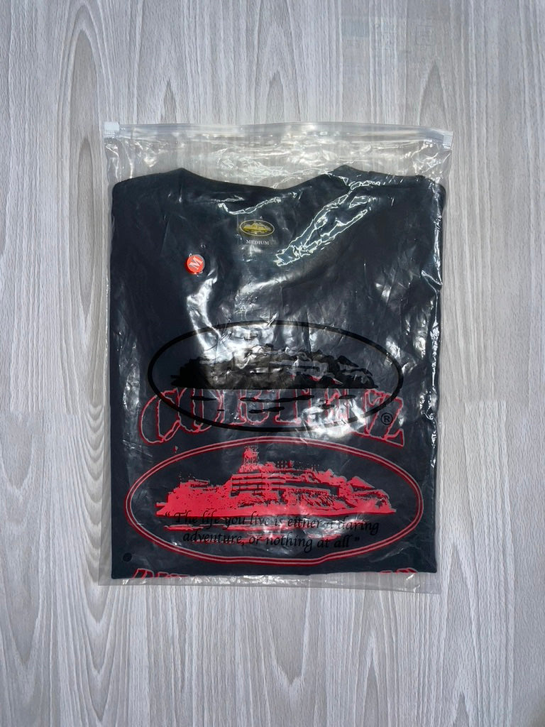 Cortiez Alcatraz T-shirt - Black & Red