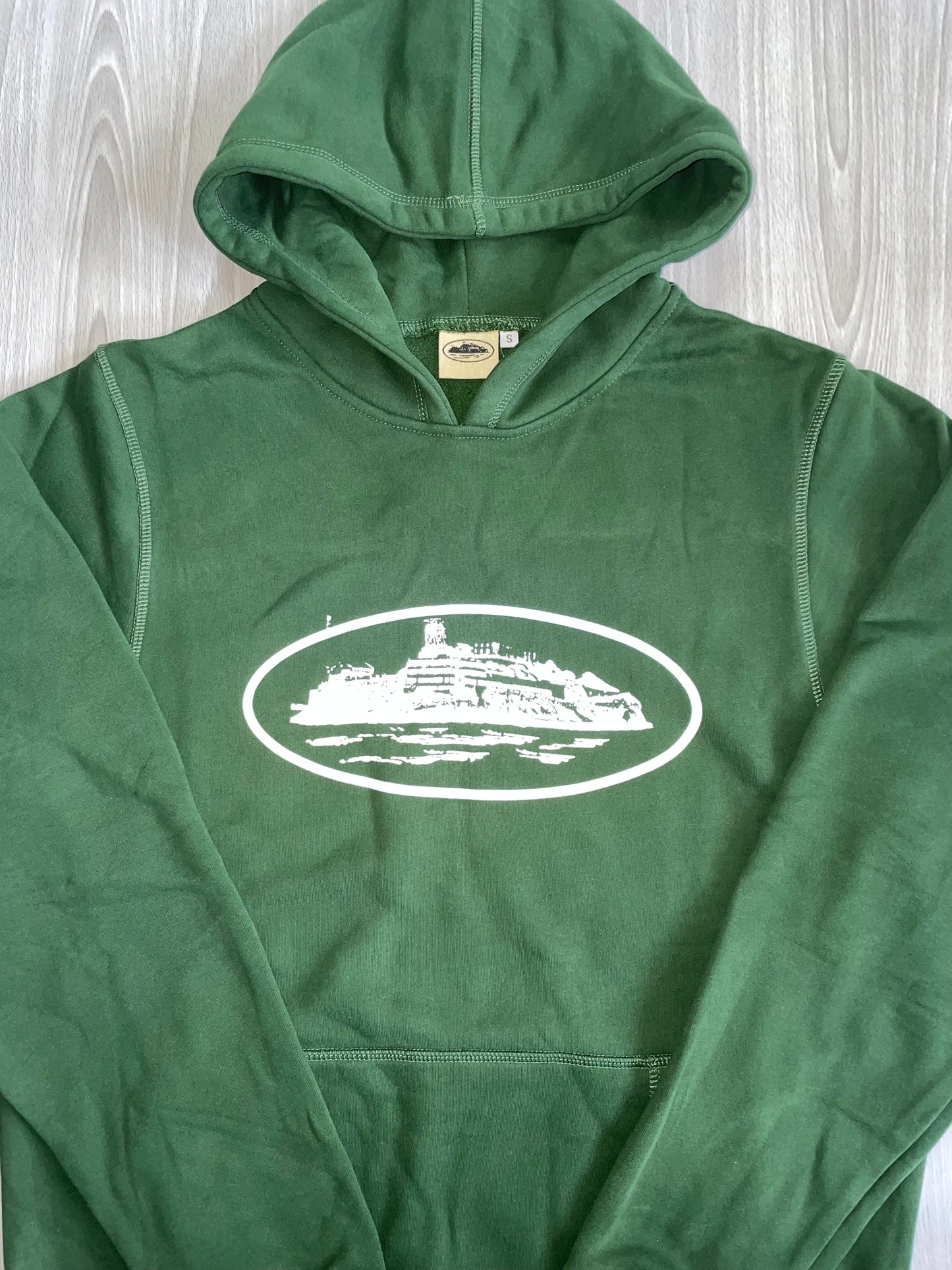 Cortiez Alcatraz Hoodie - Green & White