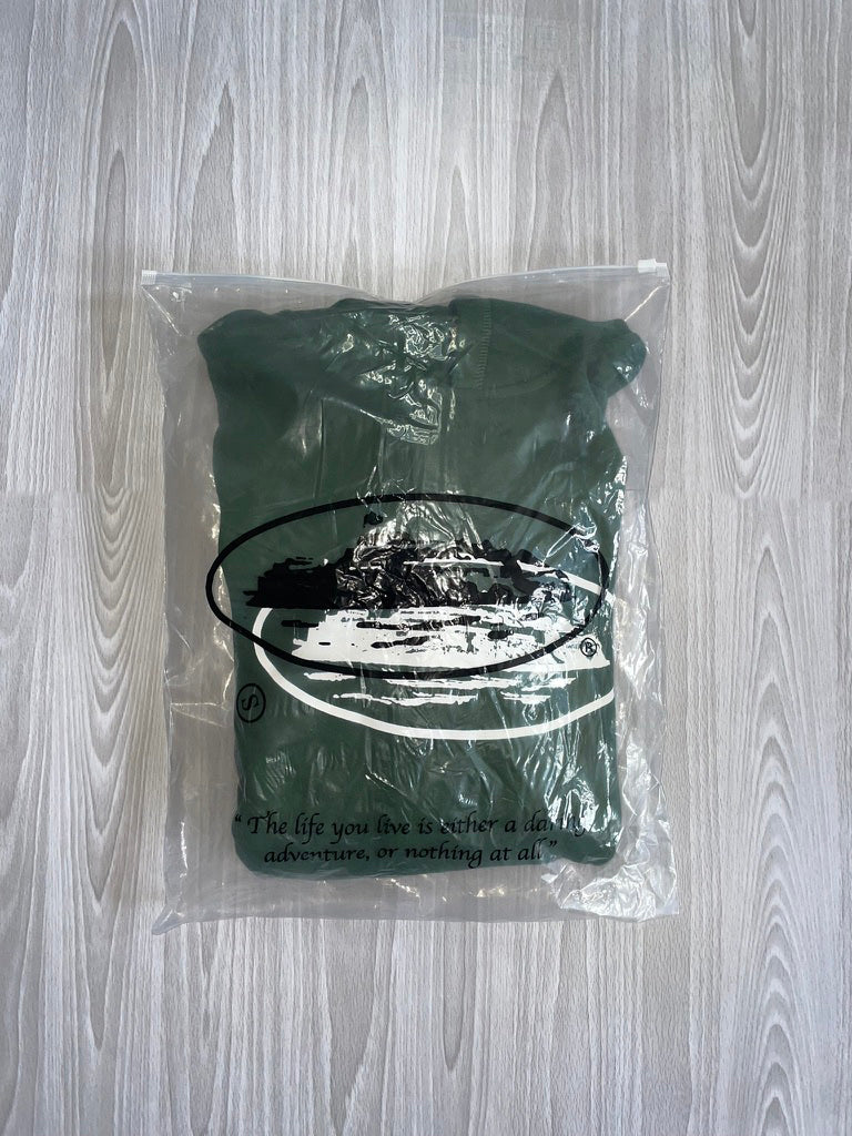 Cortiez Alcatraz Hoodie - Green & White