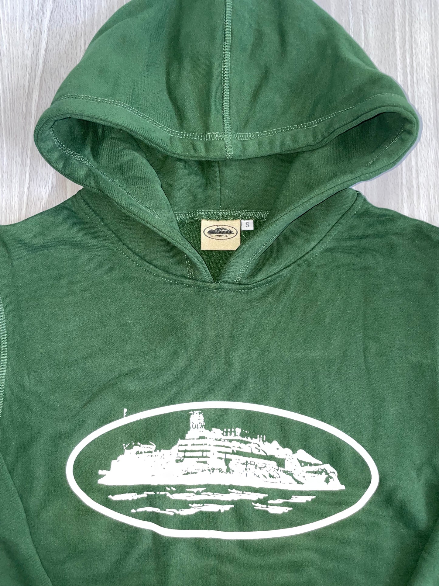 Cortiez Alcatraz Hoodie - Green & White