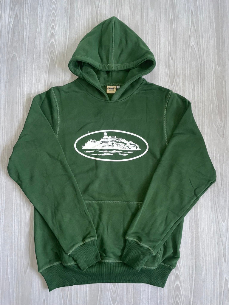 Cortiez Alcatraz Hoodie - Green & White