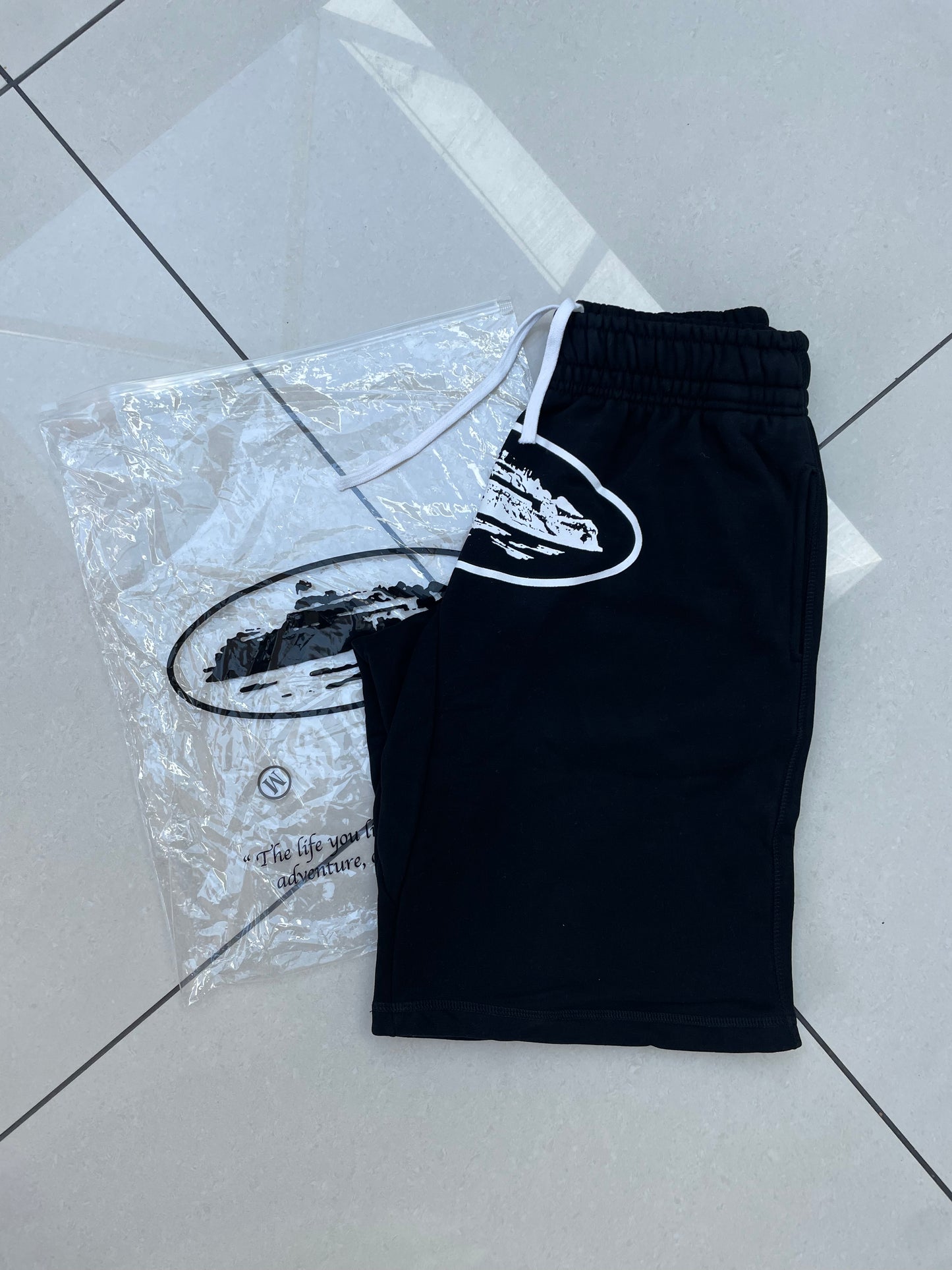 Cortiez Alcatraz Shorts - Black & White