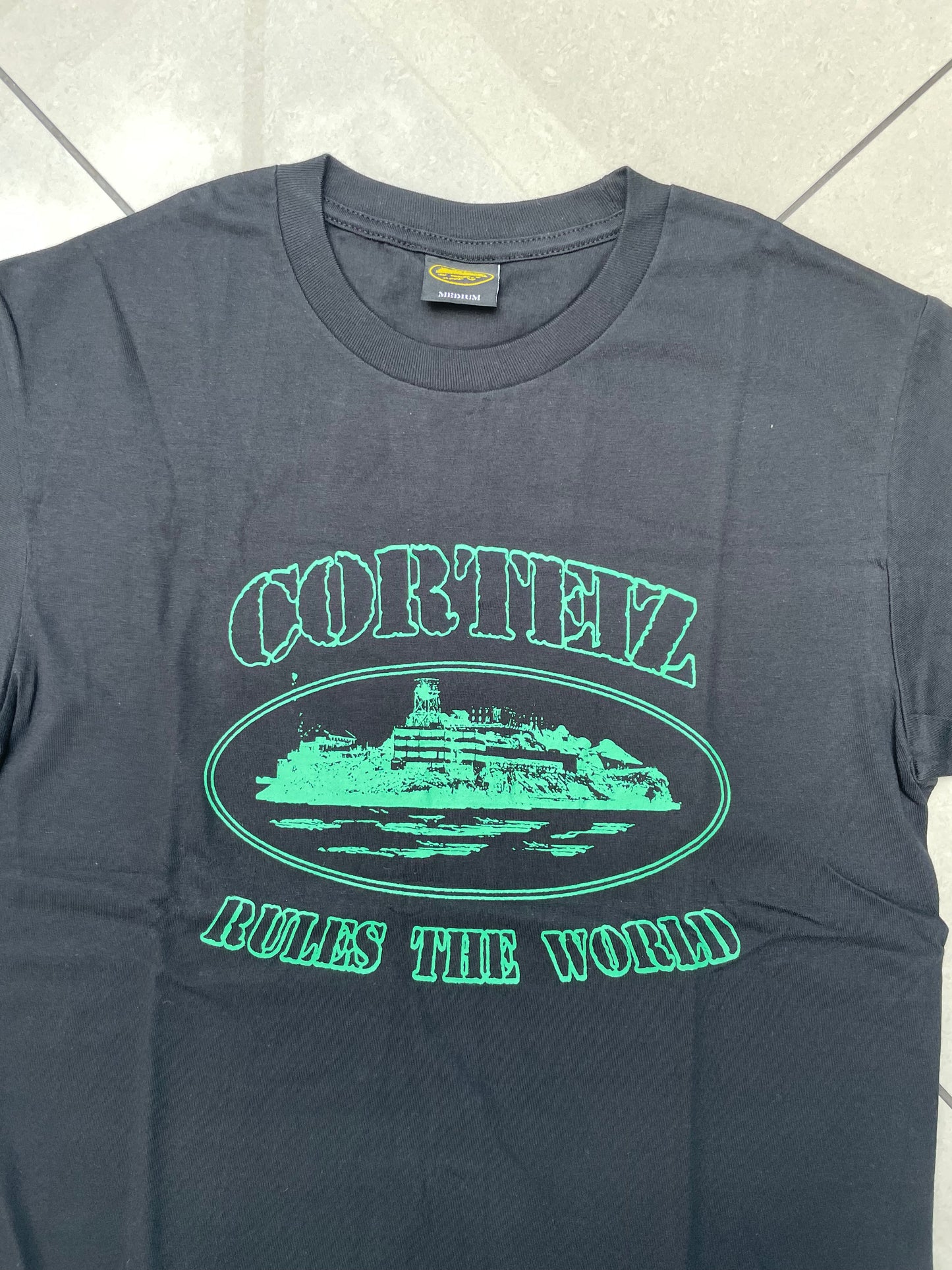 Cortiez Alcatraz T-shirt - Black & Green