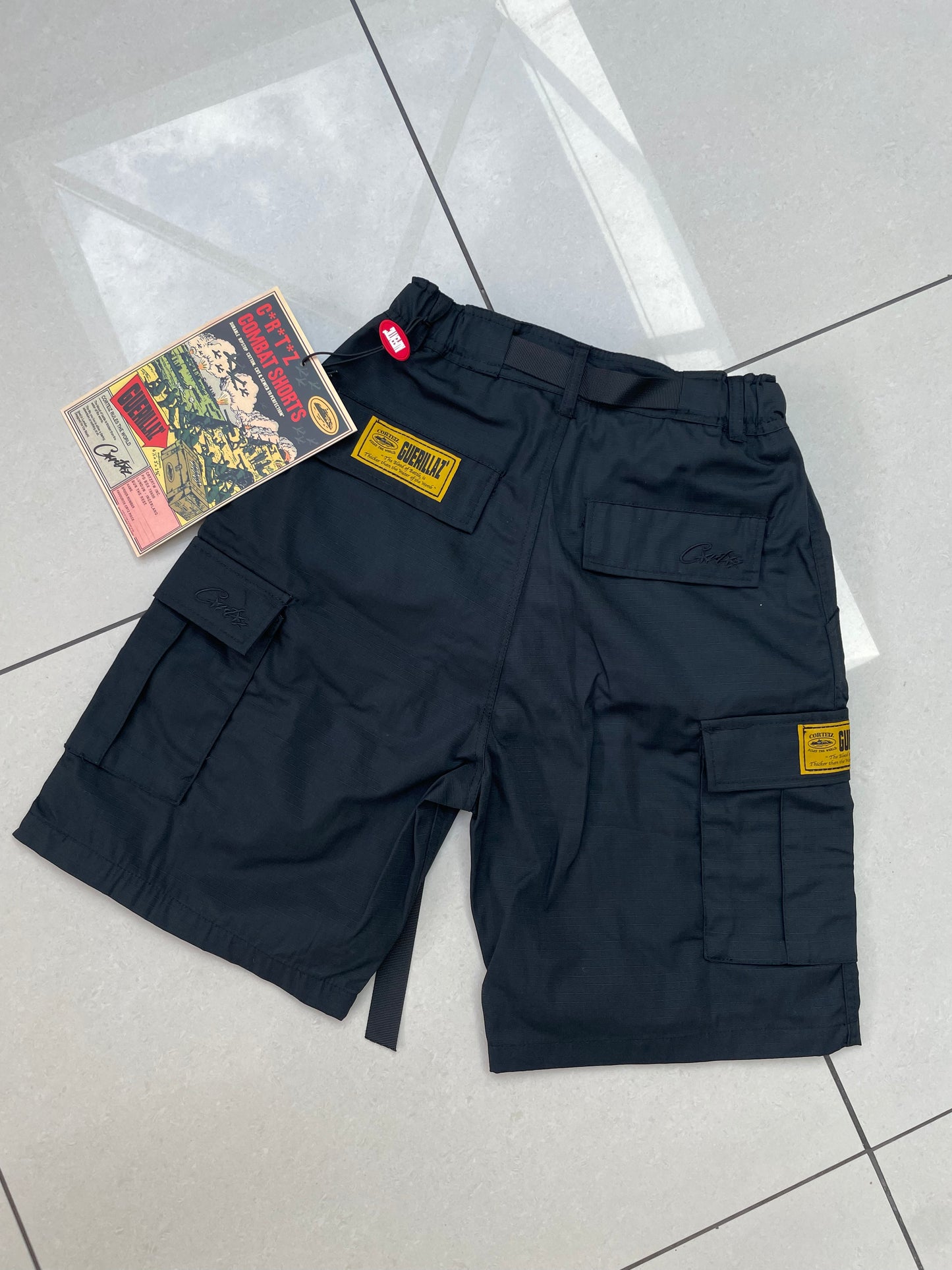 Cortiez Alcatraz Cargo Shorts - Triple Black