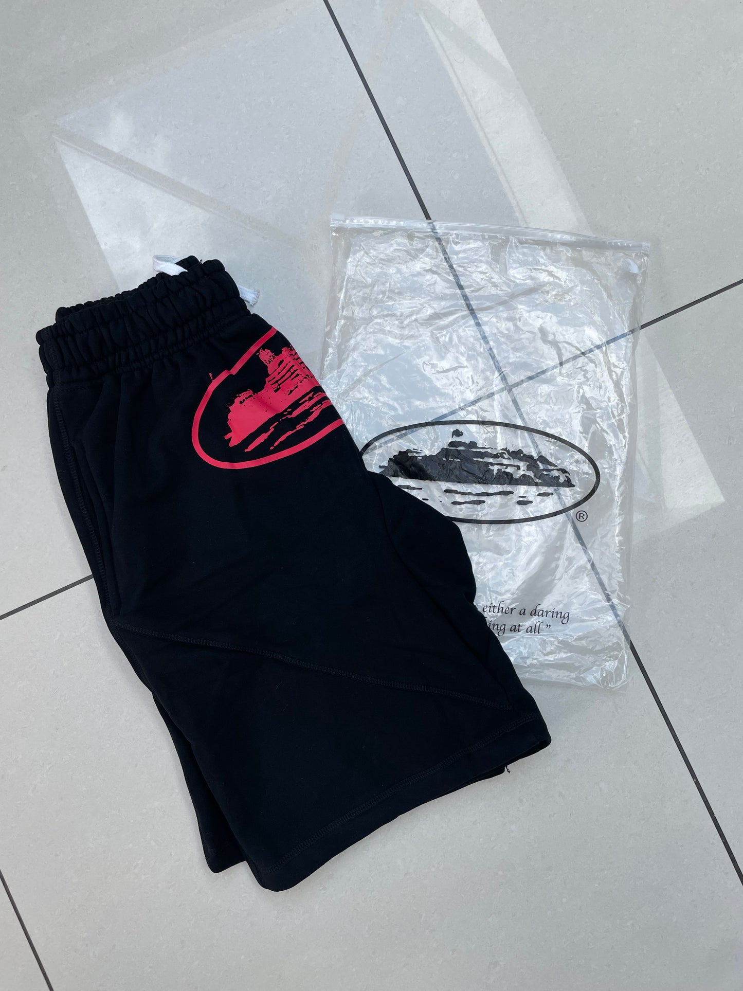 Cortiez Alcatraz Shorts - Black & Red