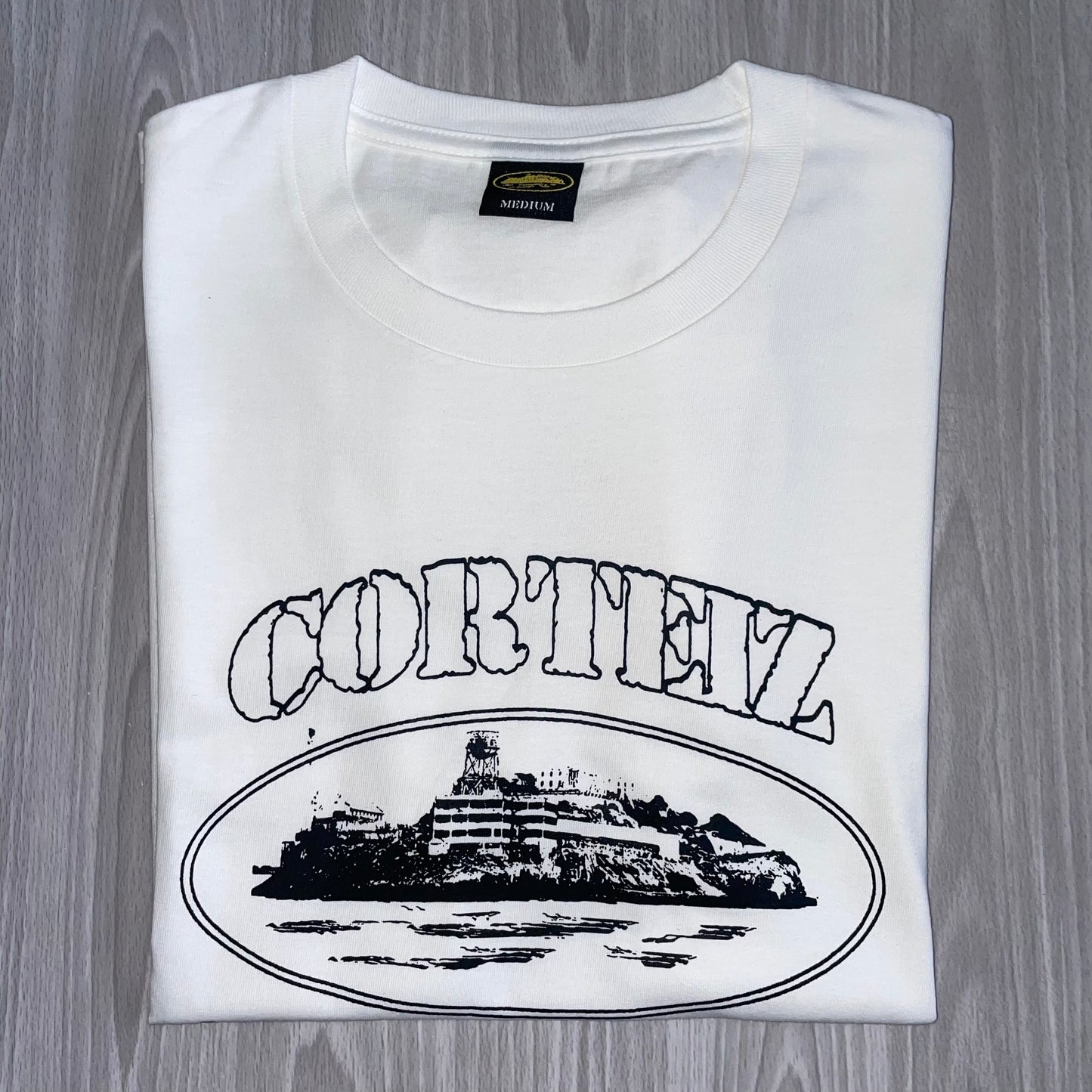 Cortiez Alcatraz T-shirt - White & Black