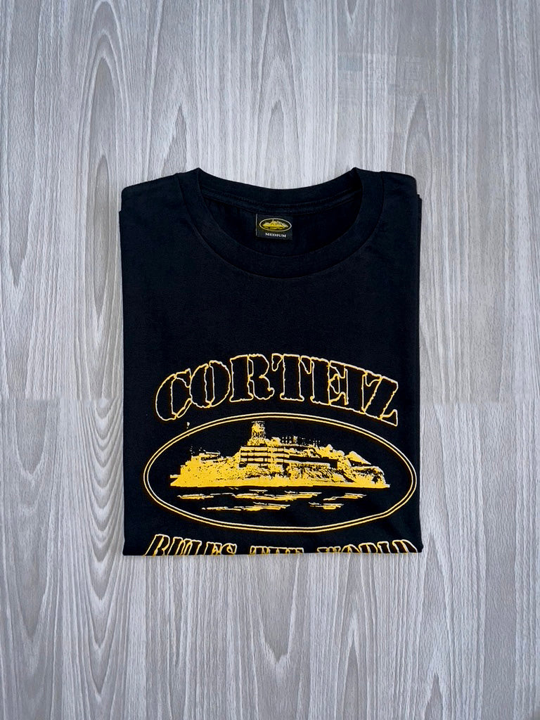 Cortiez Alcatraz T-shirt - Black & Yellow