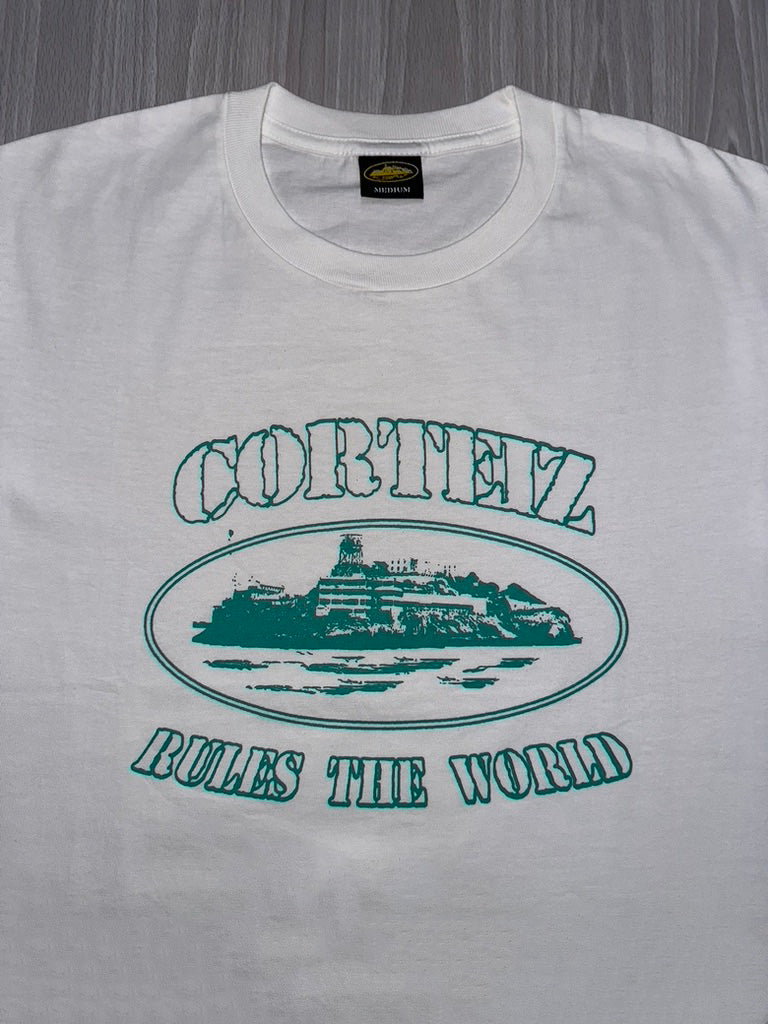 Cortiez Alcatraz T-shirt - White & Green