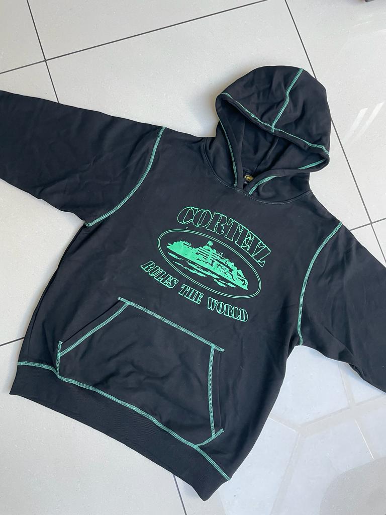 Cortiez Superior Alcatraz Hoodie - Black & Green