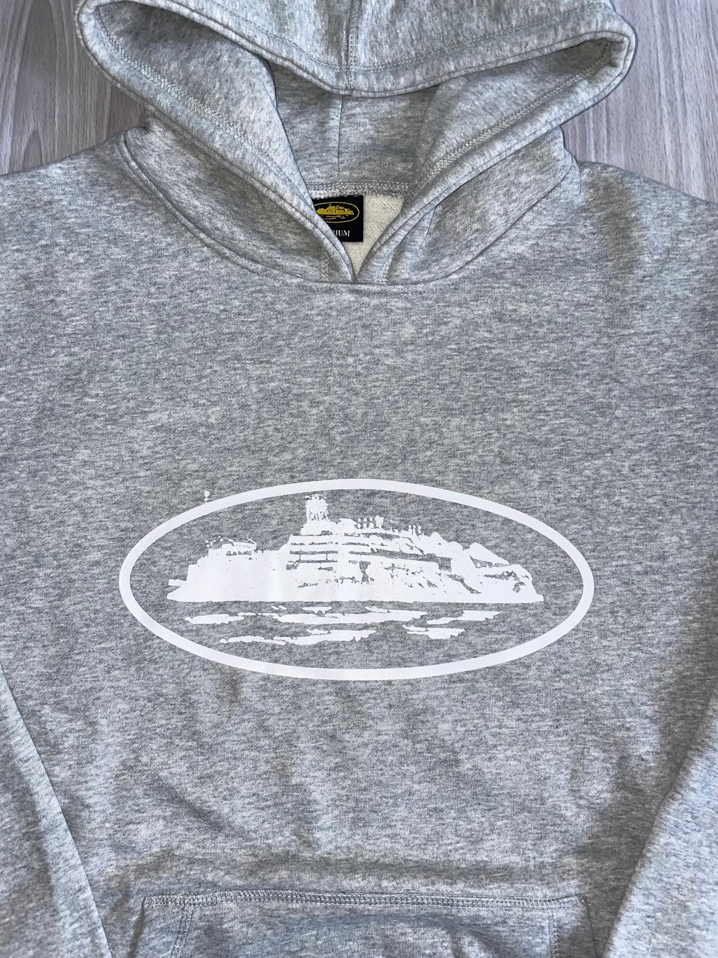 Cortiez Alcatraz Hoodie - Grey & White