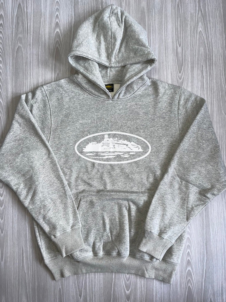 Cortiez Alcatraz Hoodie - Grey & White