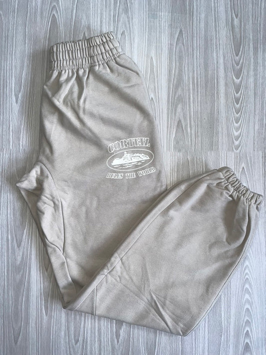 Cortiez Alcatraz joggers - Stone grey /White